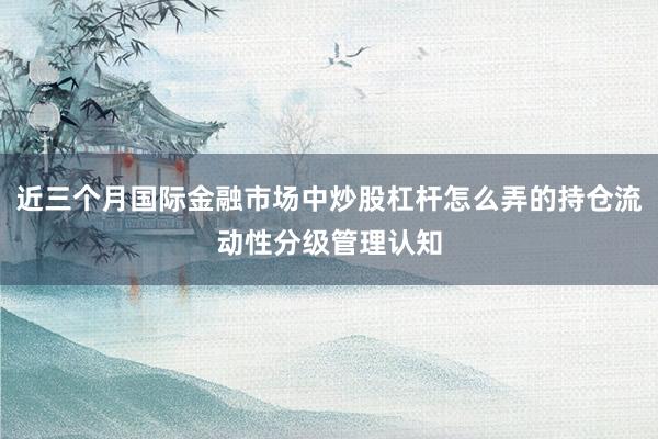 近三个月国际金融市场中炒股杠杆怎么弄的持仓流动性分级管理认知